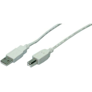 LogiLink USB 2.0 Tipo A a USB B 1.8m Gris - Cable