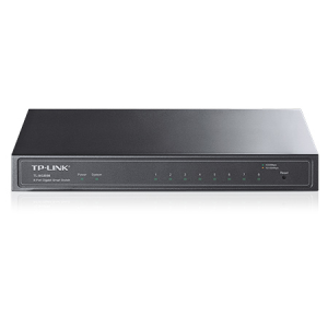 TP-LINK TL-SG2008 Gigabit Ethernet (10/100/1000) Negro - Hub Switch