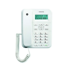 Motorola CT202 Teléfono analógico Identificador de llamadas Blanco