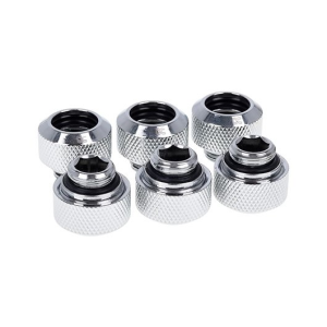 Alphacool Eiszapfen Hard Tube Cromo 6uds - Racor