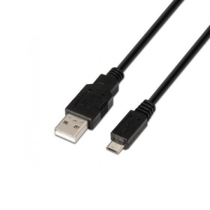 AISENS A101-0028 USB 2.0 USB A Micro-USB B Negro - Cable
