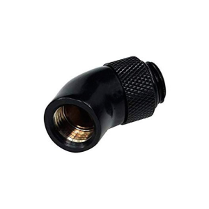 Alphacool Conector 45º Giratorio Negro - Racor Alphacool Conector 45º Giratorio Negro - Racor