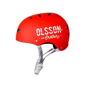 CASCO OLSSON TALLA M/L NIÑO ROJO