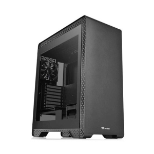 Thermaltake S500 TG Midi Tower Negro, Transparente - Caja Ordenador