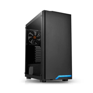 Thermaltake H100 TG Midi Tower Negro - Caja Ordenador