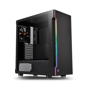 Thermaltake H200 TG RGB Midi Tower Negro - Caja Ordenador