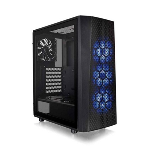 Thermaltake Versa J24 TG RGB Midi Tower Negro - Caja Ordenador