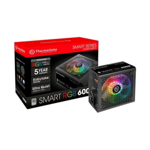 ThermalTake Smart RGB 600W - RGB - 20+4 pin ATX Negro - Fuente Alimentacion