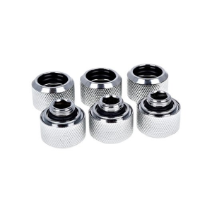 Alphacool Eiszapfen Hard Tube 16mm Cromado 6uds - Racor