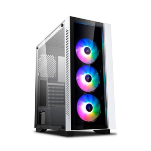 DeepCool MATREXX 55 V3 ADD-RGB WH 3F Midi Tower Negro Blanco - Caja Ordenador