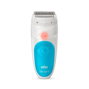 Braun Silk-épil 5 Wet&Dry 28 pinzas Blanco Turquesa - Depiladora