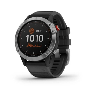 Garmin Fenix 6 Solar GPS Plata Negro - Reloj Inteligente