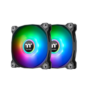 ThermalTake Pure Duo 12 ARGB 12cm Negro Pack 2uds - Ventilador