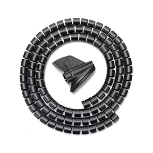 Aisens Espiral 25mm Negro 1m - Organizador Cables