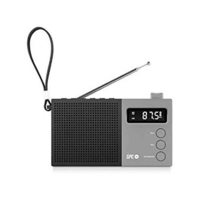 SPC Jetty Max Radio Negro - Despertador
