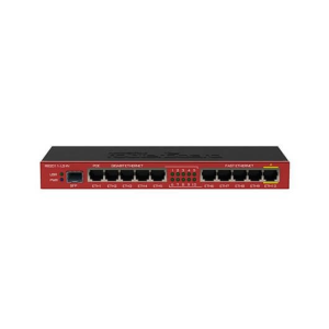 Mikrotik 10 Puntos RB2011ILS-IN 5xGIGABIT + 5xFAST - Hub