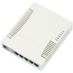 HUB SWITCH 5 PTOS MIKROTIK RB260GS 5xGIGABIT PoE CSS106-5G-