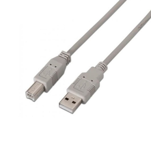AISENS A101-0003 cable USB 3 m USB 2.0 USB A USB B Beige
