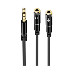Ewent EC1641 Audio 0,3m 3,5mm 2 x 3,5mm Negro - Cable