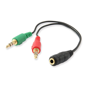 Ewent EC1642 cable de audio Negro Verde Rojo