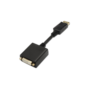 AISENS A125-0133 cable gender changer DisplayPort DVI Negro