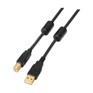 AISENS A101-0010 cable USB 3 m USB 2.0 USB A USB B Negro