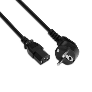 AISENS A132-0167 cable de transmisión Negro 1,5 m CEE7/7 C13 acoplador