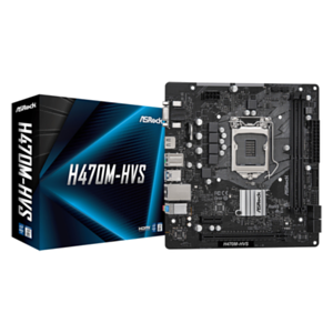 Asrock H470M-HVS Intel H470 LGA 1200 micro ATX - Placa Base