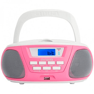 Aiwa Boombox BBTU-300PK - Bluetooth CD USB MP3 - Radio CD