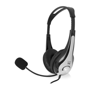 Ewent EW3562 Negro Plata - Auriculares
