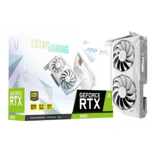 Zotac Gaming GeForce RTX 3060 AMP White Edition 12GB GDDR6 - Tarjeta Grafica Gaming