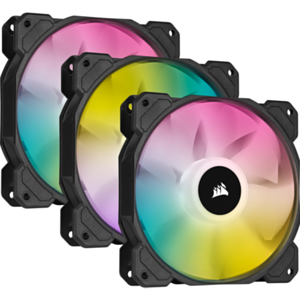 Corsair SP120 RGB Elite 12cm Negro Pack 3 uds - Ventilador