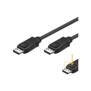 Ewent EW-140100-020-N-P DisplayPort 2m Negro - Cable