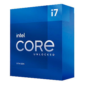 Intel Core i7-11700K 3,6 GHz 16 MB Smart Cache Caja- Microprocesador