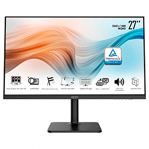 MSI MODERN MD271QP - 27" - IPS - WQHD - 75HZ - Monitor profesional
