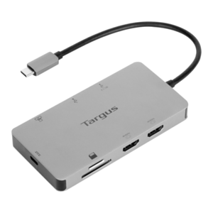 Targus DOCK423EU base para portátil y replicador de puertos Alámbrico USB 3.2 Gen 1 (3.1 Gen 1) Type-C Plata Targus DOCK423EU base para portátil y replicador de puertos Alámbrico USB 3.2 Gen 1 (3.1 Gen 1) Type-C Plata