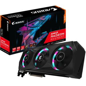 GIGABYTE Aorus Radeon RX 6700 XT Elite 12G AMD 12 GB GDDR6 - Tarjeta Grafica