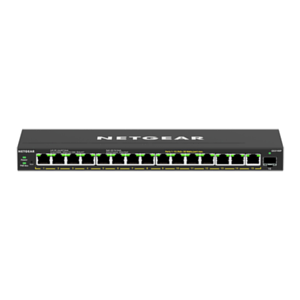 Netgear GS316EP-100PES switch Gestionado Energía sobre Ethernet (PoE) Negro
