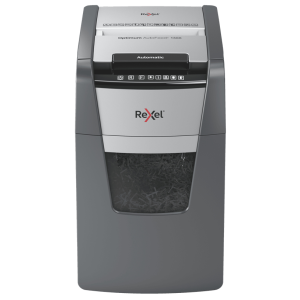Rexel Optimum AutoFeed+ 130X triturador de papel Corte cruzado 55 dB 22 cm Negro, Plata