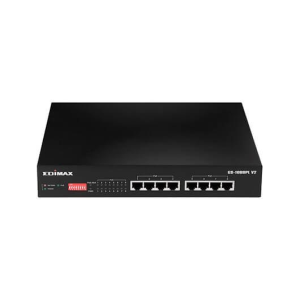 Edimax GS-1008PL V2 switch Gestionado L2 Gigabit Ethernet (10/100/1000) Energía sobre Ethernet (PoE) 1U Negro