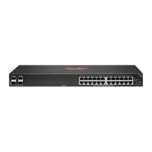 Hewlett Packard Enterprise Aruba 6100 24G 4SFP+ Gestionado L3 Gigabit Ethernet (10/100/1000) 1U Negro