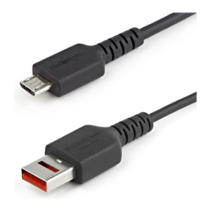 StarTech.com Cable de 1m Adaptador Bloqueador USB de Datos – Adaptador USB a Micro USB de Carga Segura – Micro USBC Solo de Carg