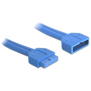 DeLOCK 82943 cable USB 0,45 m USB 3.2 Gen 1 (3.1 Gen 1) Azul DeLOCK 82943 cable USB 0,45 m USB 3.2 Gen 1 (3.1 Gen 1) Azul