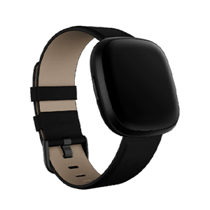 Fitbit Versa 3 Cuero Negro - Correa
