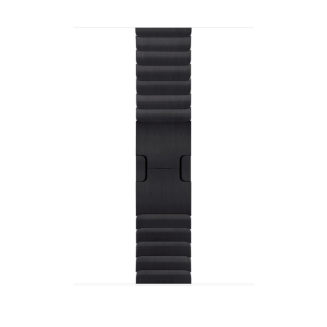Apple MUHM2ZM/A accesorio de smartwatch Grupo de rock Negro Acero inoxidable Correa