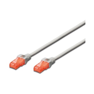 Ewent EW-6U-200 20m Cat6 U/UTP Gris - Cable Red