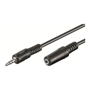 Ewent EW-220200-030-N-P Audio 3m 3,5mm Negro - Cable