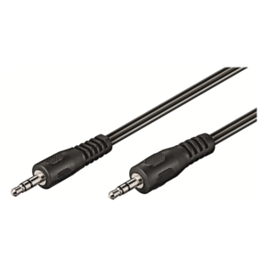 Ewent EW-220101-050-N-P cable de audio 5 m 3,5mm Negro