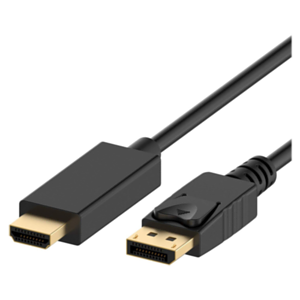 Ewent EC1432 DisplayPort HDMI tipo A (Estándar) 3m Negro - Adaptador