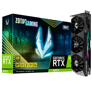 Zotac GAMING GeForce RTX 3070 Ti Trinity 8GB GDDR6X - Tarjeta Grafica Gaming